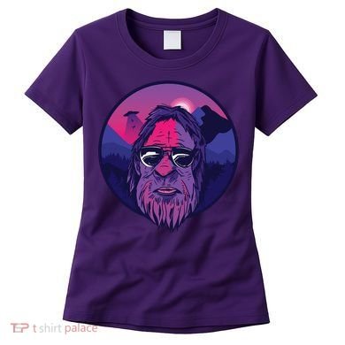 Bigfoot UFO Mountain Women's T-Shirt