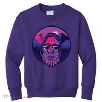 Bigfoot UFO Mountain Kids Sweatshirt thumb 0