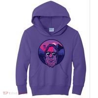 Bigfoot UFO Mountain Kids Hoodie thumb 0