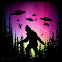 Bigfoot UFOs In Forest Apron thumb 3