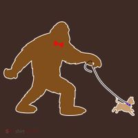 Bigfoot Walking Chihuahua Dog Apron thumb 3