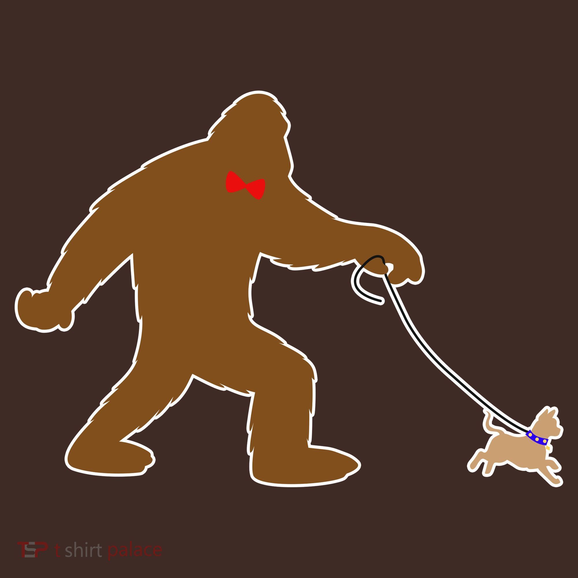 Bigfoot Walking Chihuahua Dog Apron