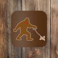 Bigfoot Walking Chihuahua Dog Coaster thumb 0