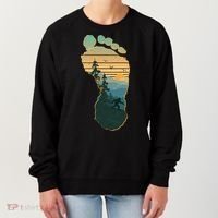Bigfoot Wilderness Footprint Women's Sweatshirt thumb 0