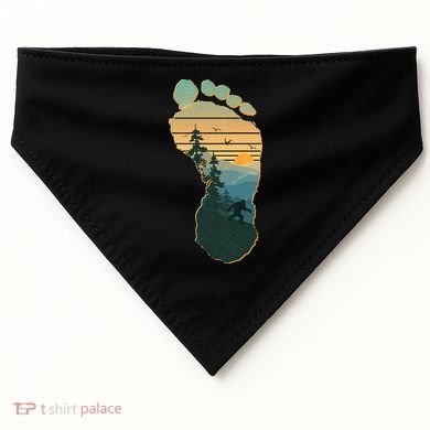 Bigfoot Wilderness Footprint USA-Made Doggie Bandana