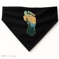 Bigfoot Wilderness Footprint USA-Made Doggie Bandana thumb 0