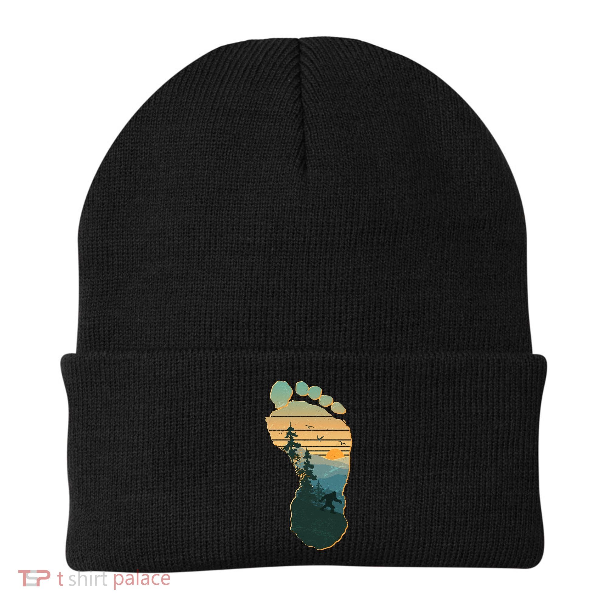 Bigfoot Wilderness Footprint Beanie