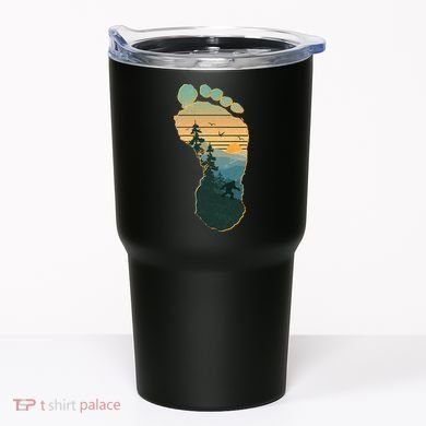 Bigfoot Wilderness Footprint Tumbler