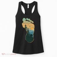 Bigfoot Wilderness Footprint Women's Tank Top thumb 0