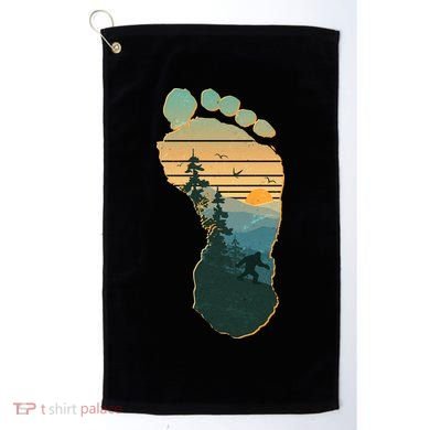 Bigfoot Wilderness Footprint Golf Towel