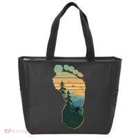 Bigfoot Wilderness Footprint Tote Bag thumb 0