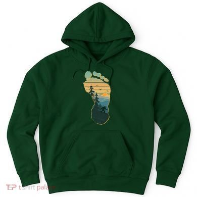 Bigfoot Wilderness Footprint Hoodie