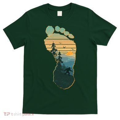 Bigfoot Wilderness Footprint T-Shirt