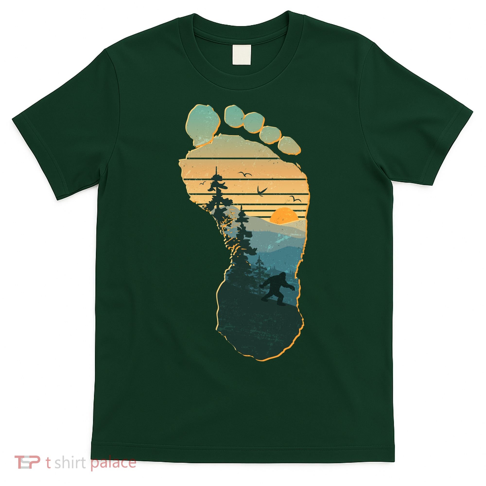 Bigfoot Wilderness Footprint T-Shirt