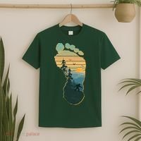 Bigfoot Wilderness Footprint T-Shirt thumb 2