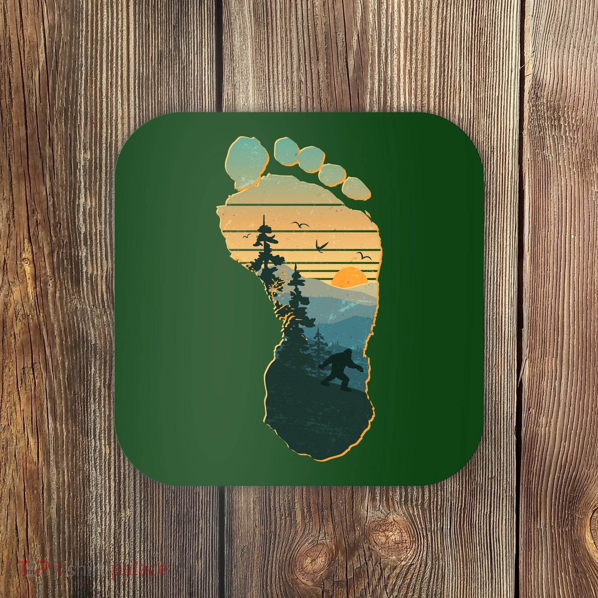 Bigfoot Wilderness Footprint Coaster