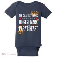 Biggest Mark Papa's Heart  Baby Bodysuit thumb 0
