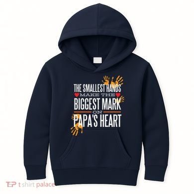 Biggest Mark Papa's Heart  Kids Hoodie