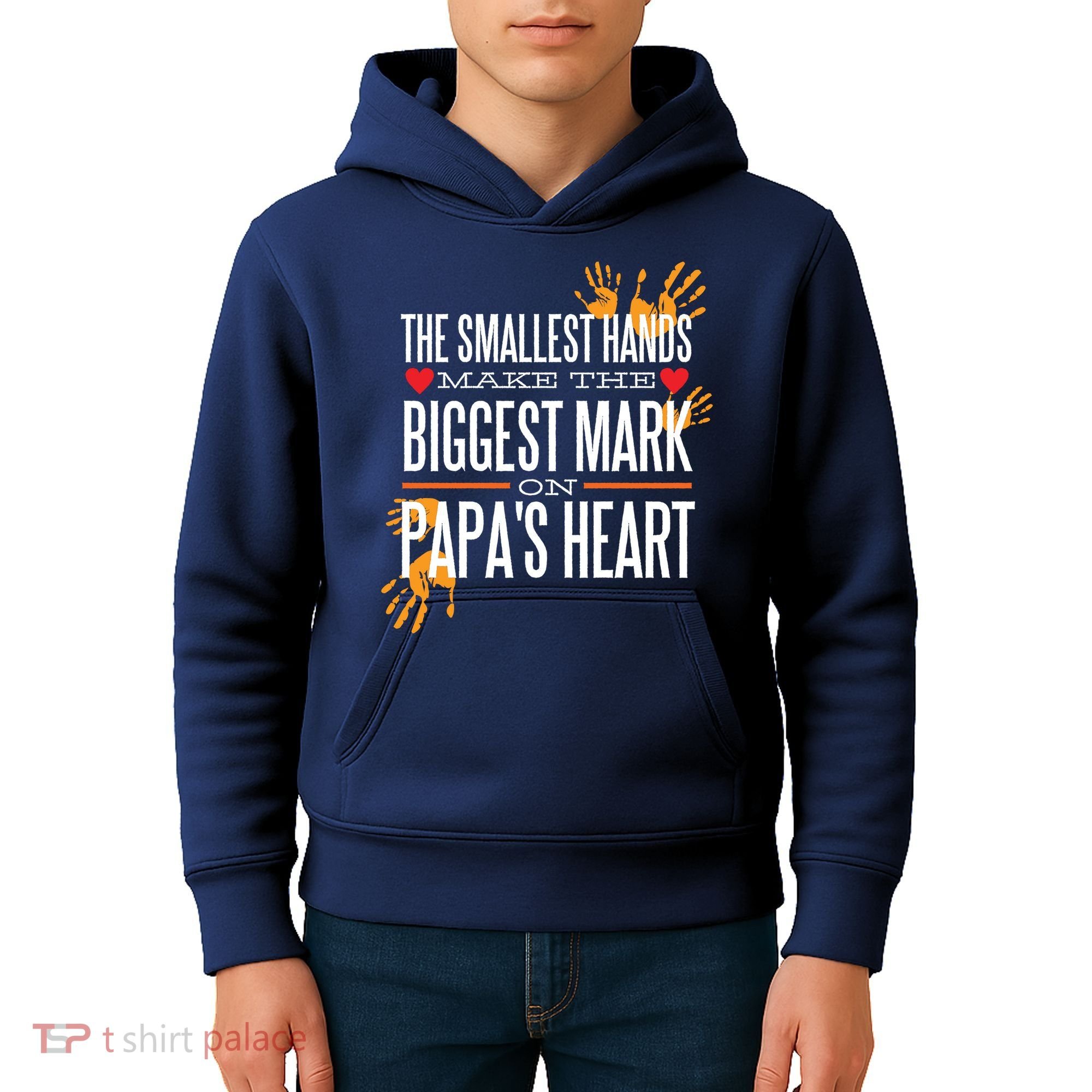 Biggest Mark Papa's Heart  Kids Hoodie