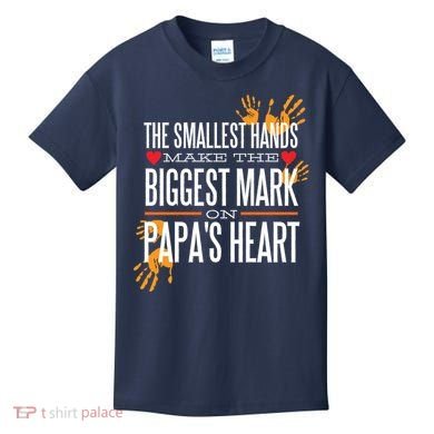 Biggest Mark Papa's Heart  Kids T-Shirt