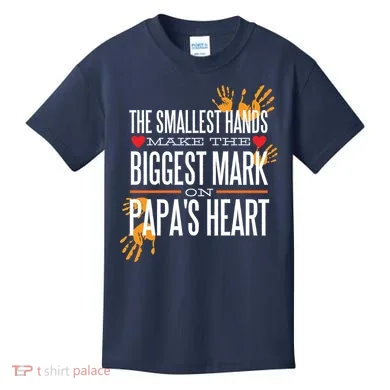 Biggest Mark Papa's Heart  Kids T-Shirt