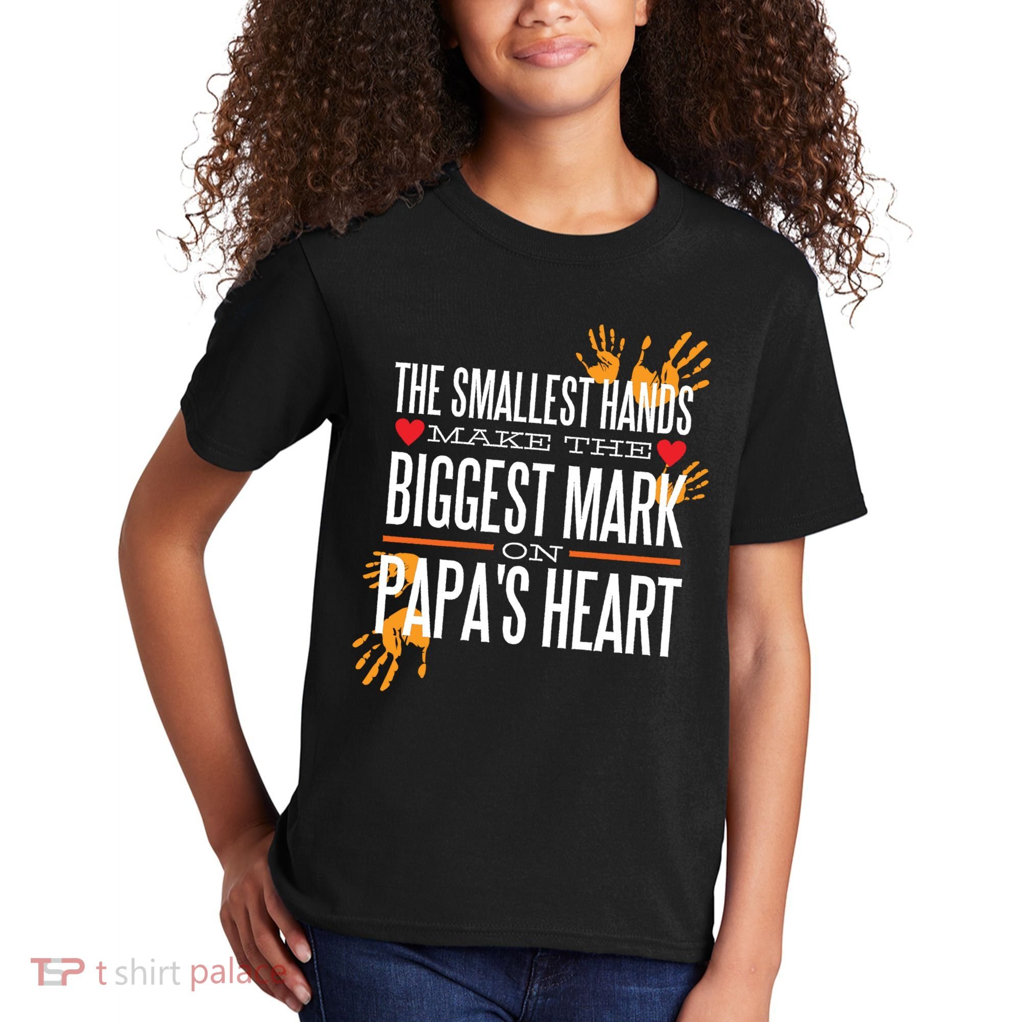 Biggest Mark Papa's Heart  Kids T-Shirt