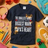 Biggest Mark Papa's Heart  Kids T-Shirt thumb 3