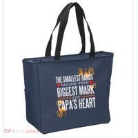 Biggest Mark Papa's Heart  Tote Bag thumb 2