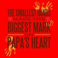 Biggest Mark Papa's Heart  Santa Hat thumb 1