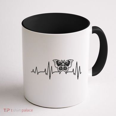 Butterfly Insect Heartbeat Butterflies Coffee Mug back