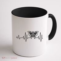 Butterfly Insect Heartbeat Butterflies Coffee Mug thumb 1