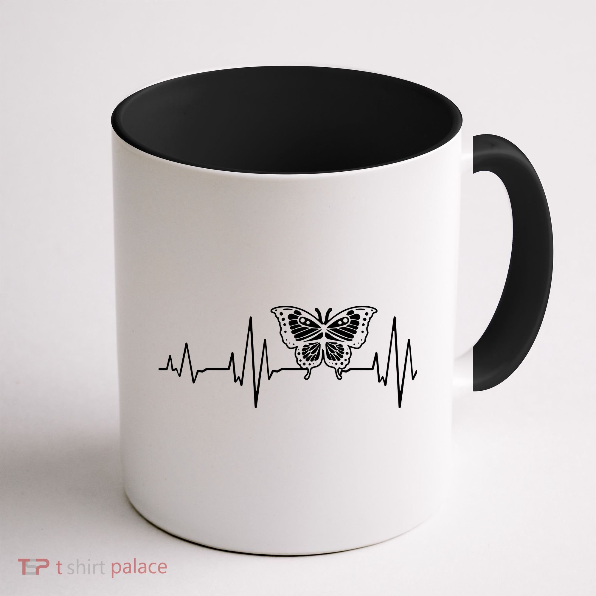 Butterfly Insect Heartbeat Butterflies Coffee Mug