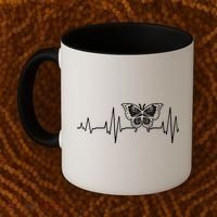 Butterfly Insect Heartbeat Butterflies Coffee Mug thumb 2