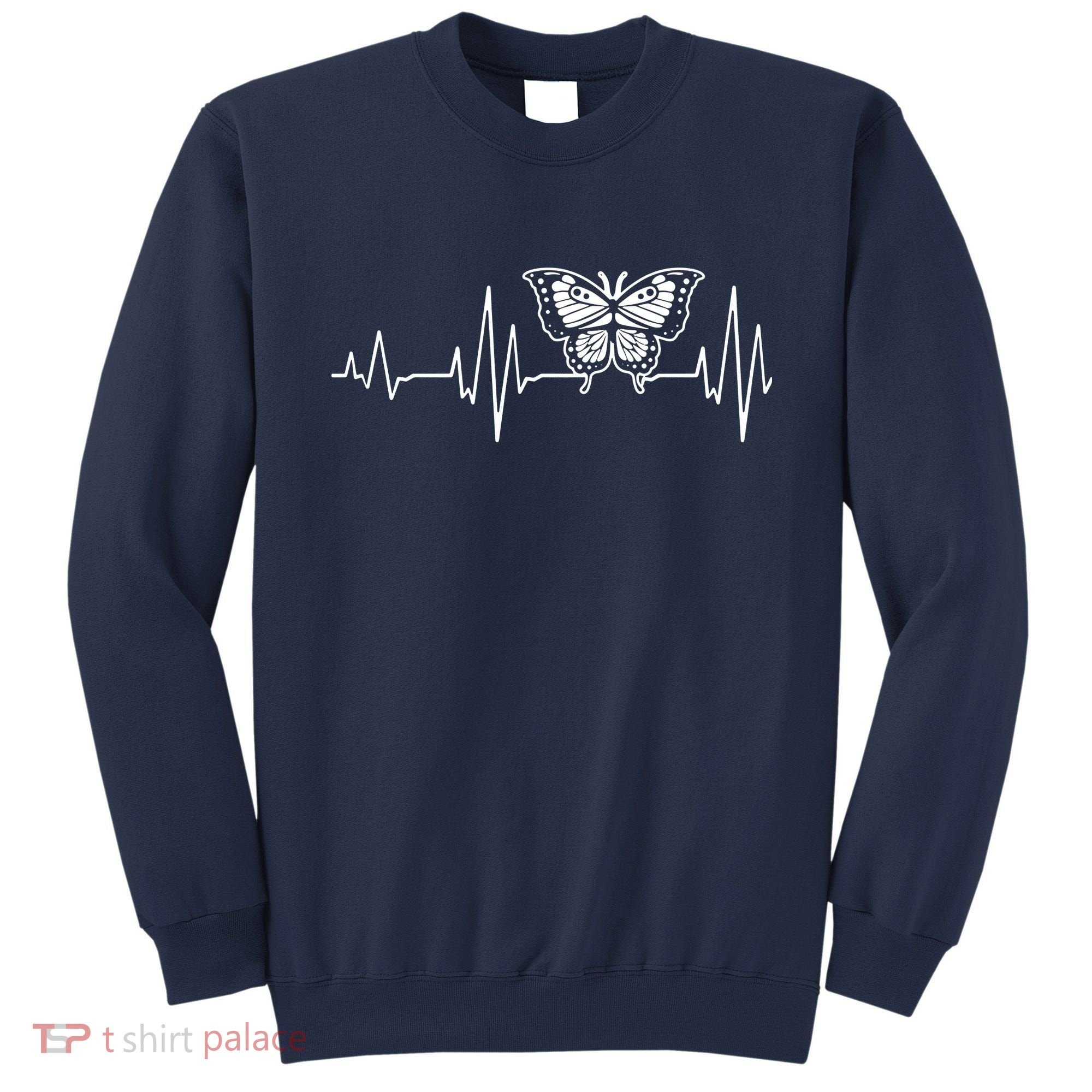 Butterfly Insect Heartbeat Butterflies Sweatshirt