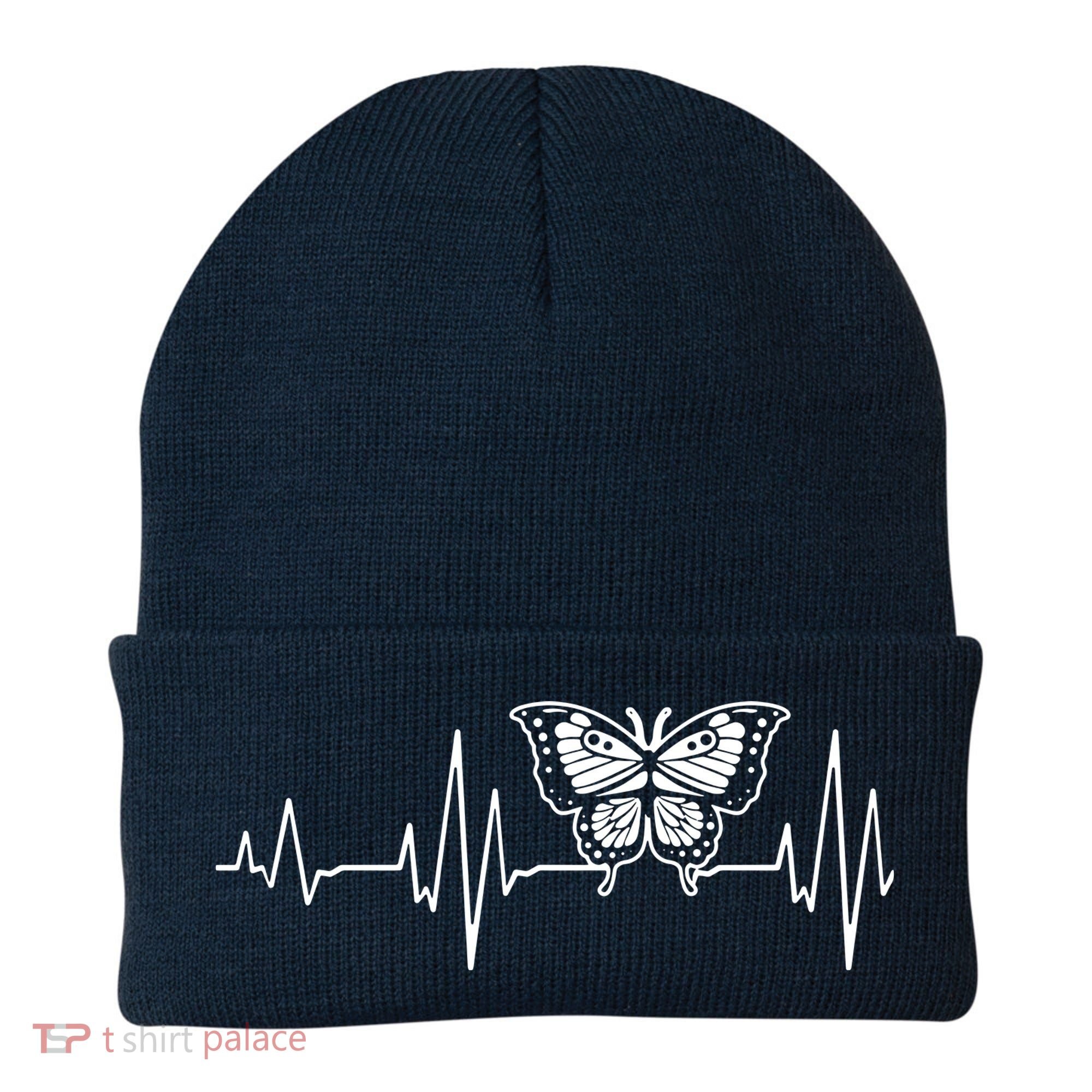 Butterfly Insect Heartbeat Butterflies Beanie