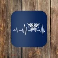 Butterfly Insect Heartbeat Butterflies Coaster thumb 0