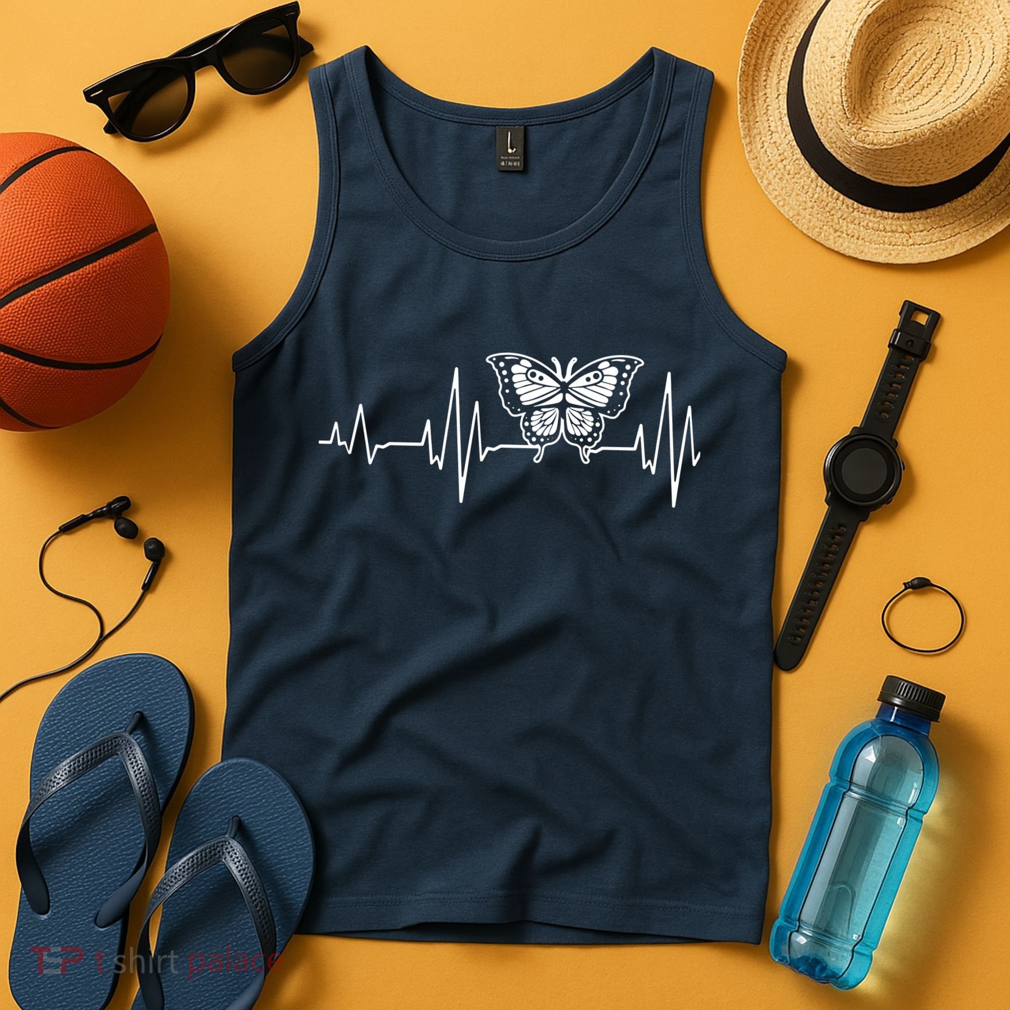 Butterfly Insect Heartbeat Butterflies Tank Top