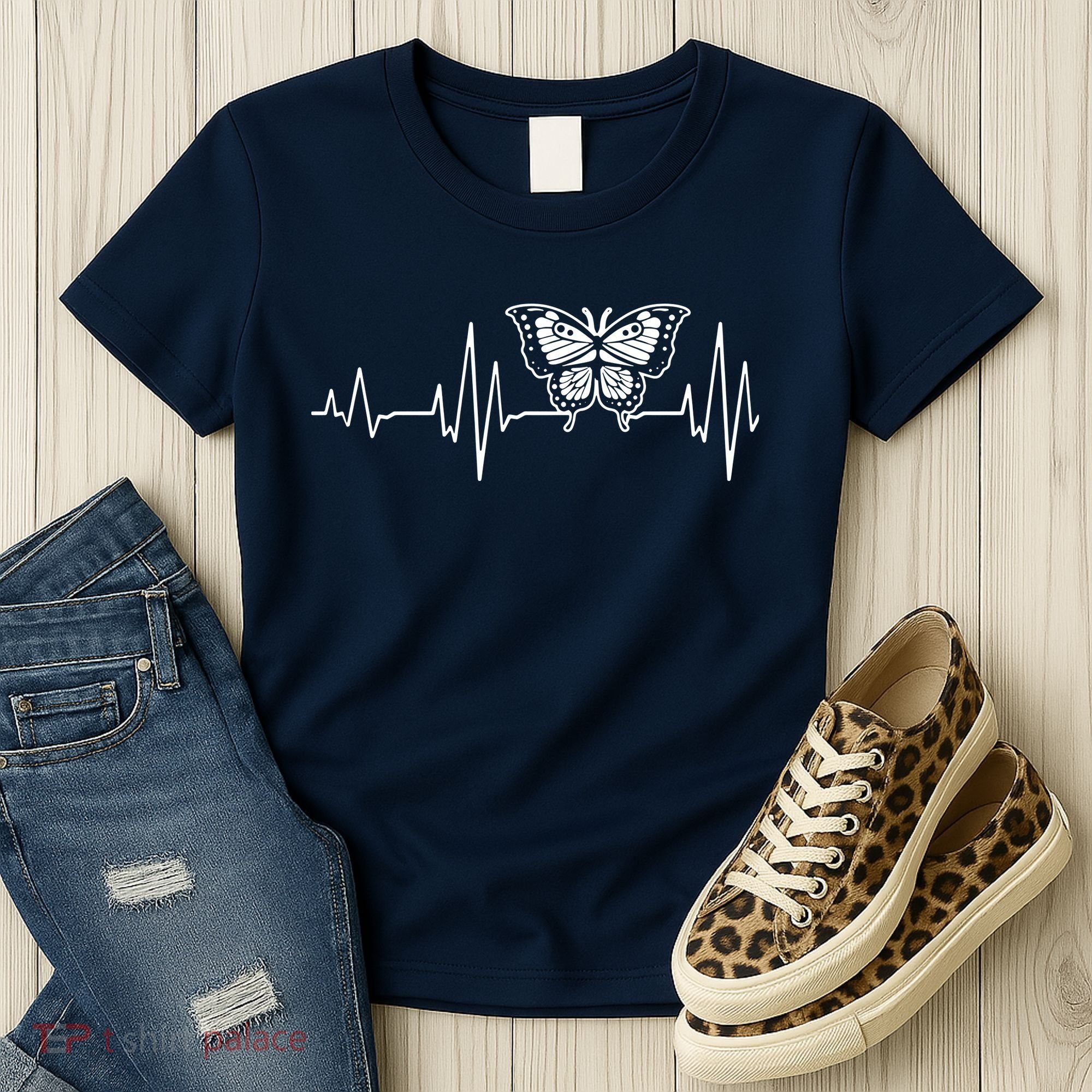 Butterfly Insect Heartbeat Butterflies Women's T-Shirt