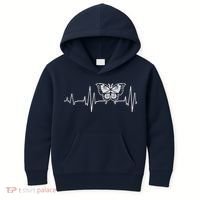 Butterfly Insect Heartbeat Butterflies Kids Hoodie thumb 0