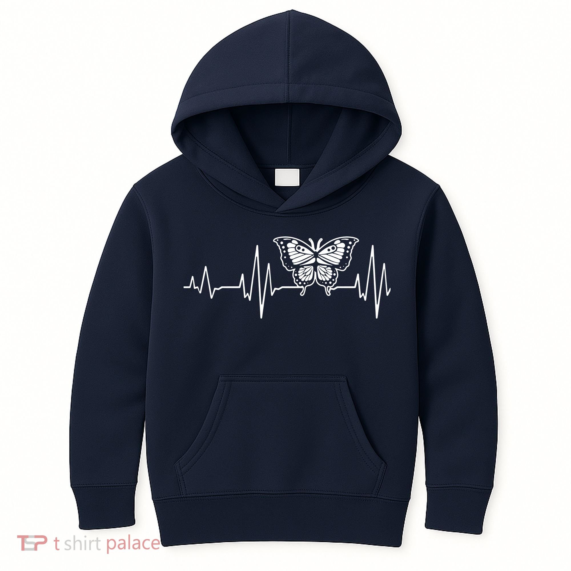 Butterfly Insect Heartbeat Butterflies Kids Hoodie