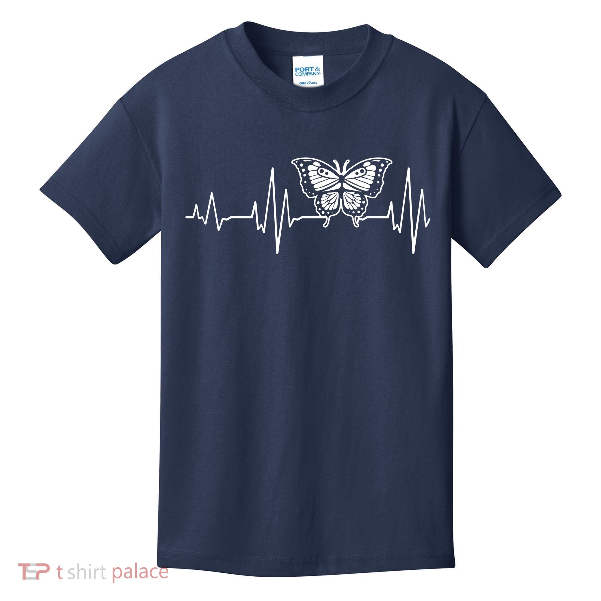 Butterfly Insect Heartbeat Butterflies Kids T-Shirt