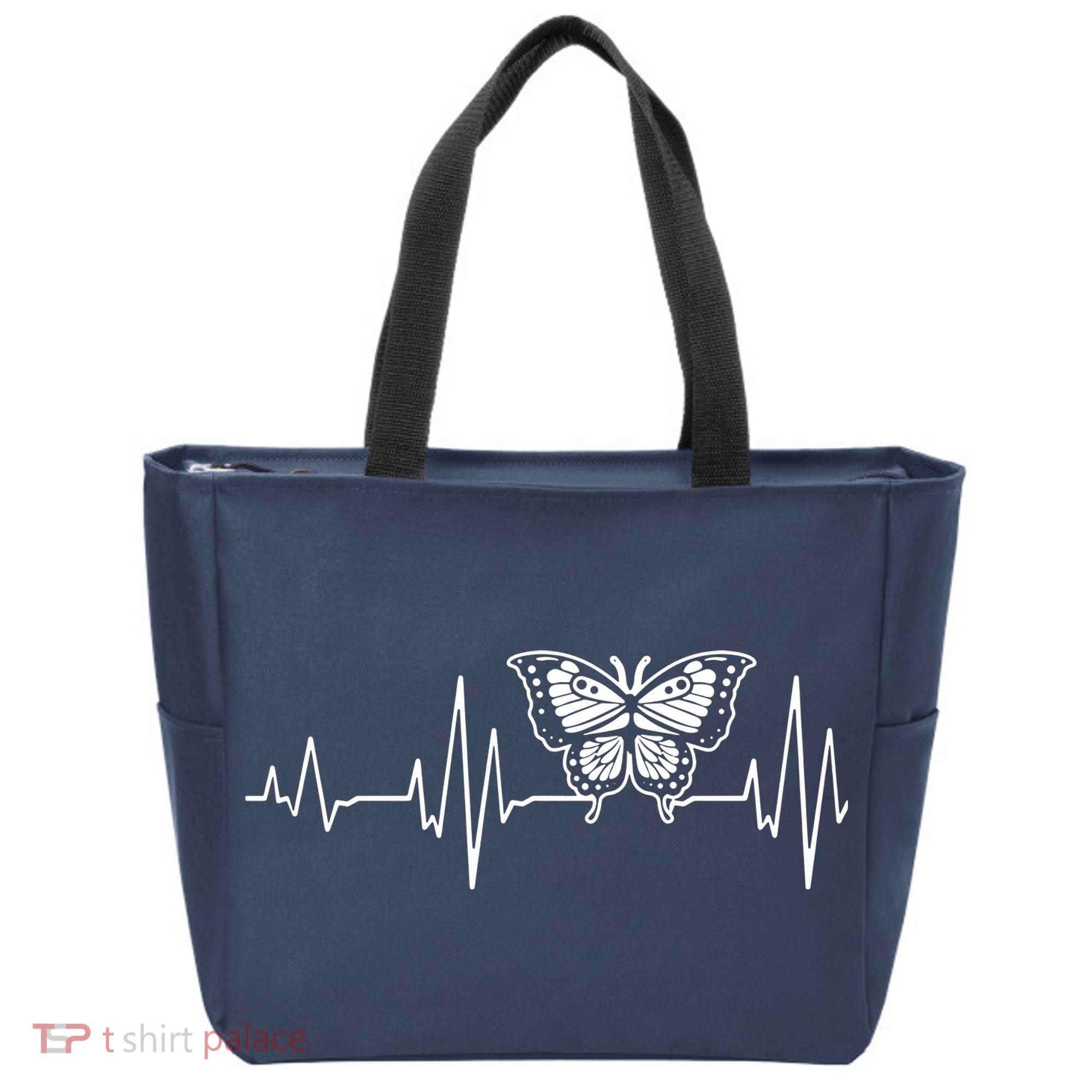 Butterfly Insect Heartbeat Butterflies Tote Bag