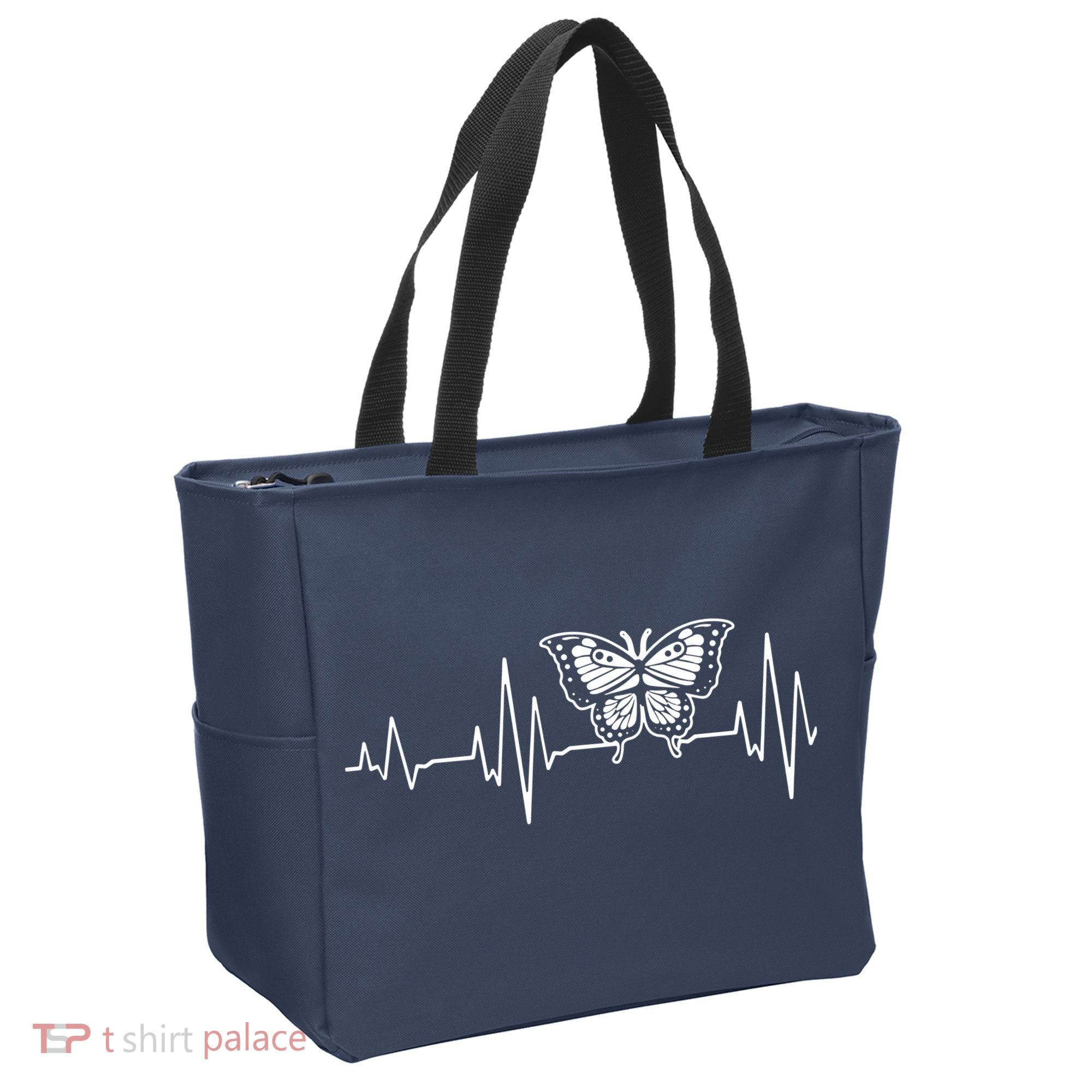 Butterfly Insect Heartbeat Butterflies Tote Bag