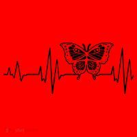 Butterfly Insect Heartbeat Butterflies Santa Hat thumb 1