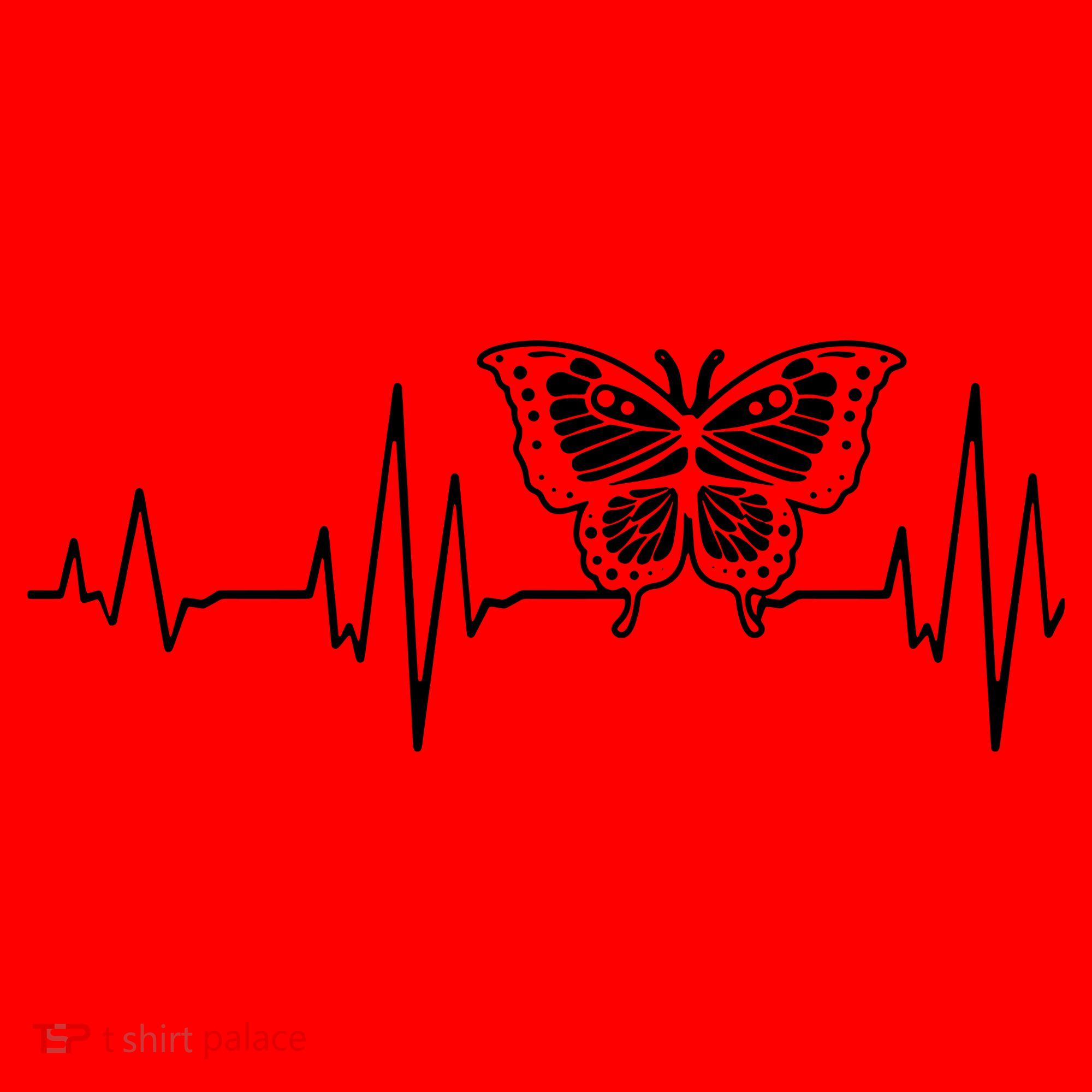 Butterfly Insect Heartbeat Butterflies Santa Hat