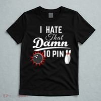 Bowling I Hate That Damn 10 Pin T-Shirt thumb 5