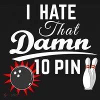 Bowling I Hate That Damn 10 Pin Bucket Hat thumb 4