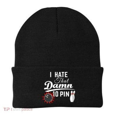 Bowling I Hate That Damn 10 Pin Beanie