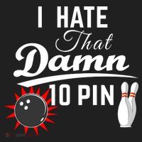 Bowling I Hate That Damn 10 Pin Beanie thumb 2