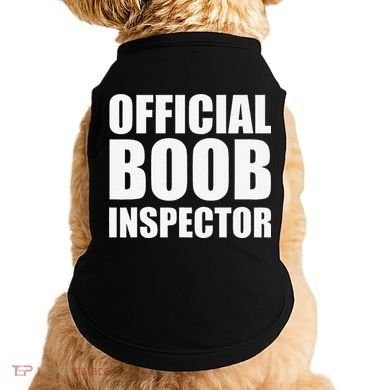 Boob Inspector Halloween Costume Gift Boobs 31st October Doggie Tank